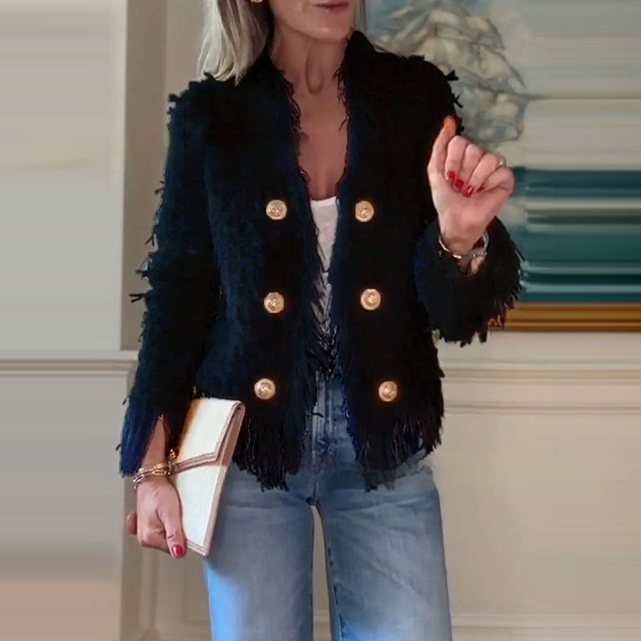 Fashion Elegant Niche Tassel Jacket Women