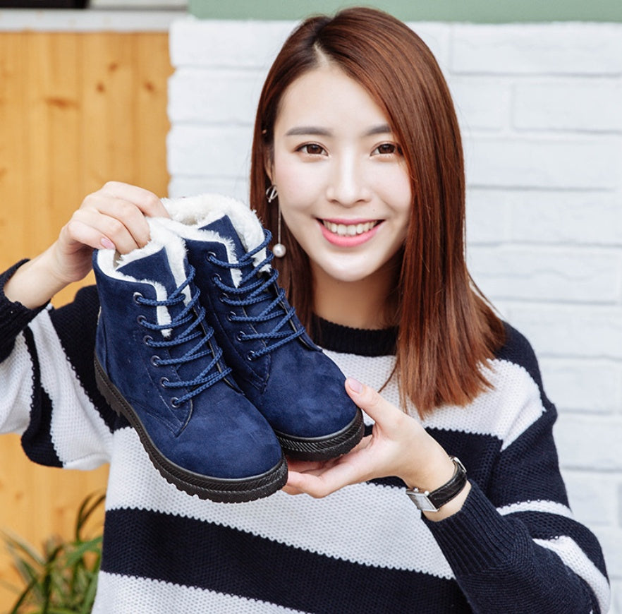 Trend Women Vulcanized Shoes Artificial Plush