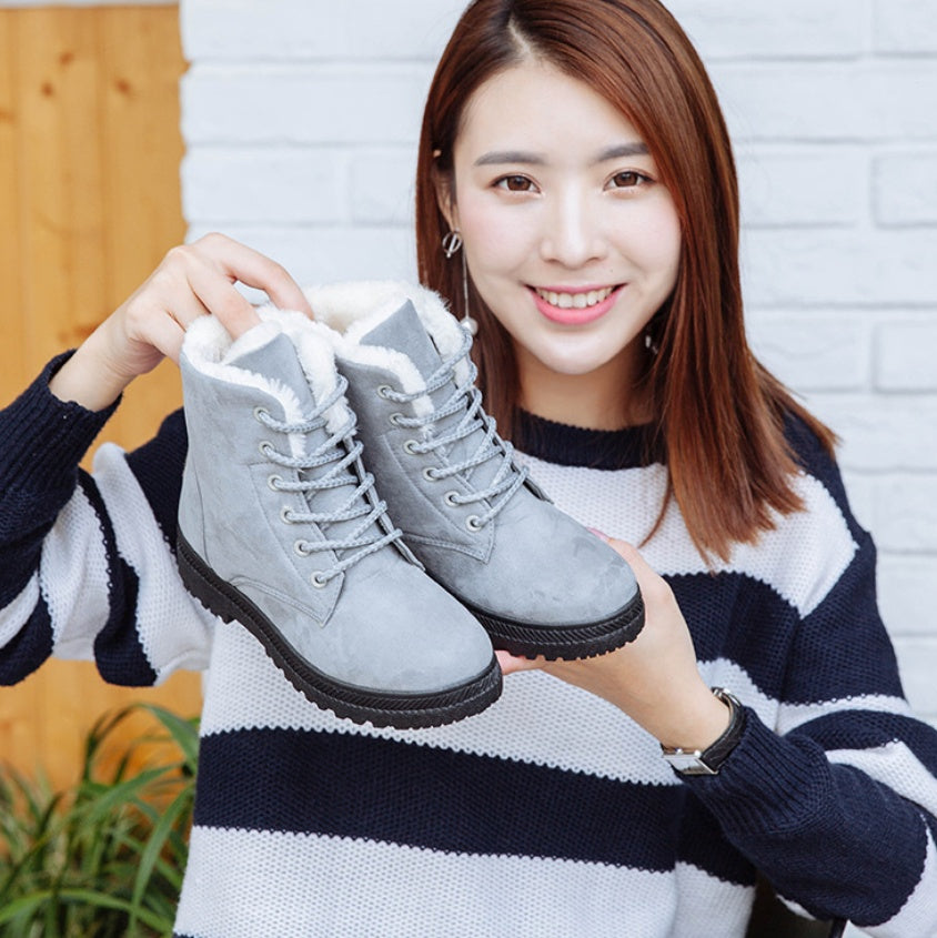 Trend Women Vulcanized Shoes Artificial Plush