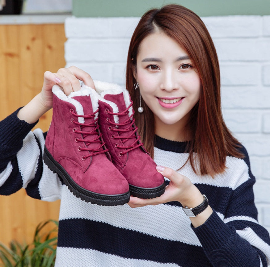 Trend Women Vulcanized Shoes Artificial Plush