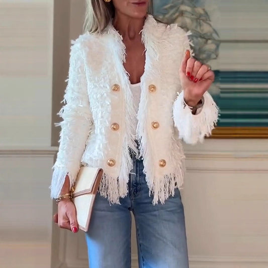 Fashion Elegant Niche Tassel Jacket Women