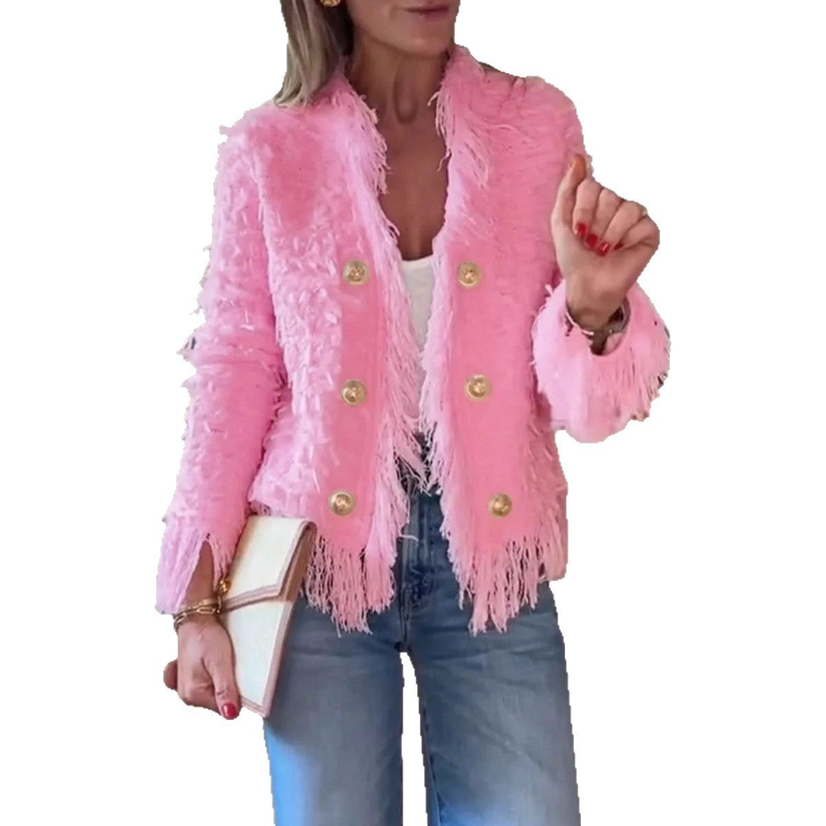 Fashion Elegant Niche Tassel Jacket Women